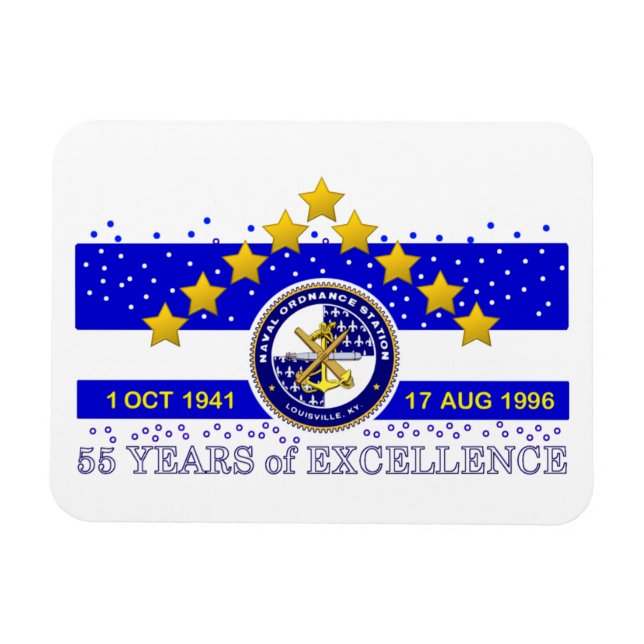 Íman NOSL - Magnet de 55 anos de excelência (Horizontal)