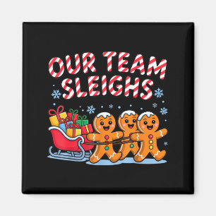 Íman Nossa Equipe Derruba o Gingerbread de Natal e a Eq
