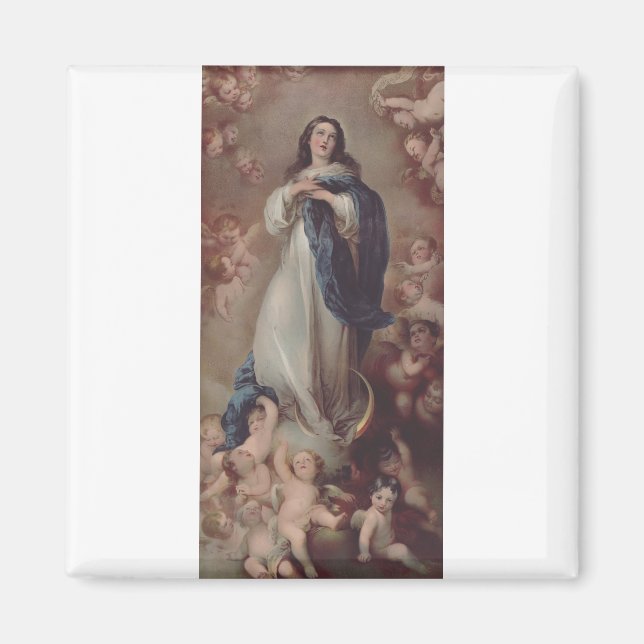 Íman Nossa Senhora da Conceição Imaculada Arte (Frente)