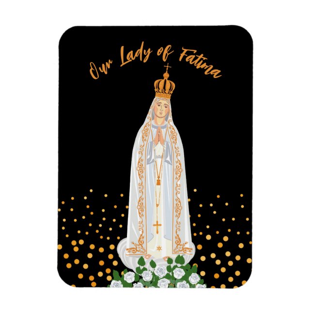 Íman Nossa Senhora da Procissão Fátima de Velas (Vertical)