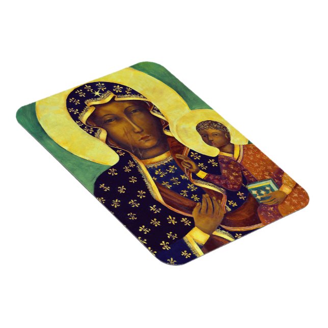 Íman Nossa senhora de Czestochowa Black Madonna Icon Po (Lado Direito)