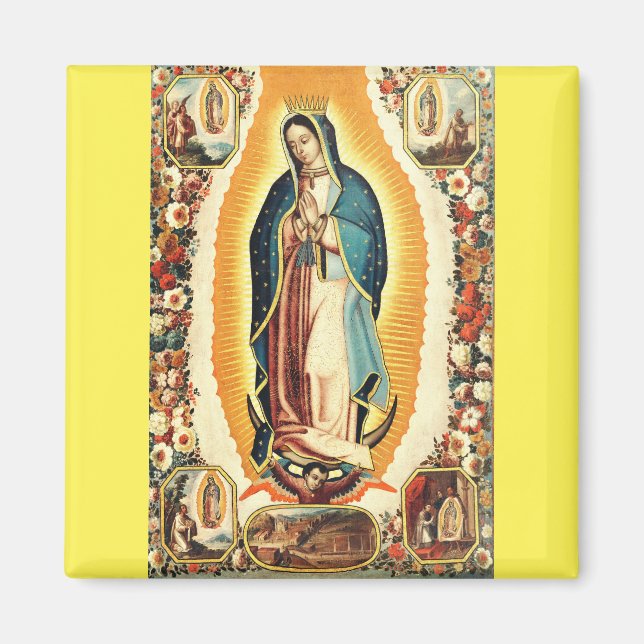 Íman Nossa Senhora de Guadalupe Arte Radiante (Frente)