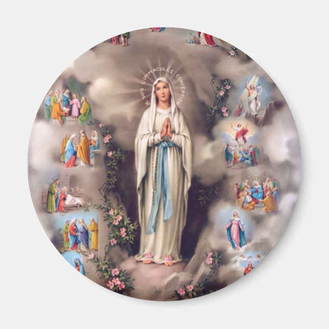 Íman Nossa Senhora de Lourdes (Frente)