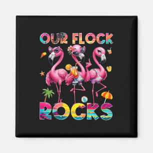 Íman Nossas Mães Familiares Flamingo Summer Vacinadas d