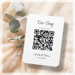 Íman Nosso Código QR de Música | Manutenção personaliza<br><div class="desc">Manutenção do Código QR moderno que você pode personalizar adicionando seu próprio link QR à sua música especial.</div>