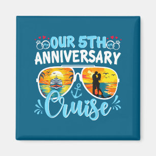 Íman Nosso cruzeiro de aniversário de 5 anos casal mari
