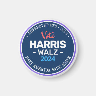 Íman Nosso Make America Sane Novamente Harris Walz 2024
