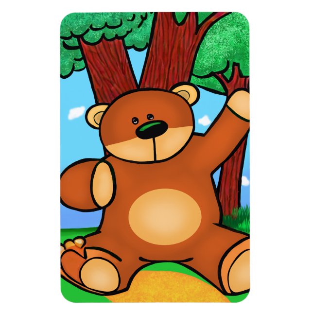 Íman Nosso na pradaria - Urso na pastagem (Vertical)