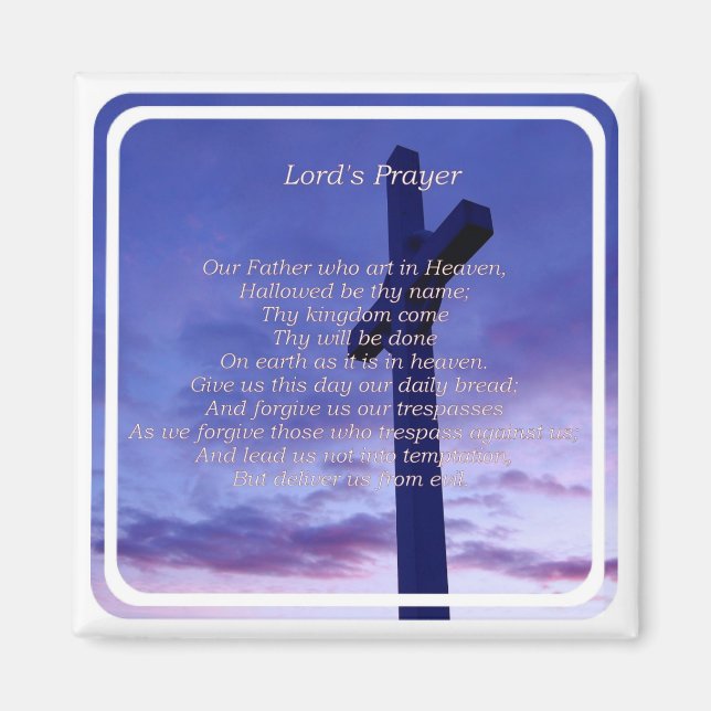 Íman Nosso Pai Magnet (Frente)