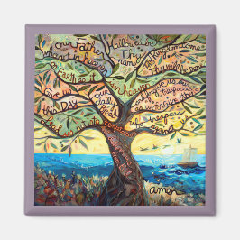 Íman Nosso Pai Orou em um Magneto de Praça de Oliveira