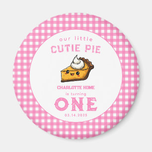 Íman Nosso Pequeno Aniversário de 1 Ano do Dia do Pi Fo