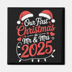 Íman Nosso Primeiro Natal Como Sr. Sra. 2025, Casais Ca