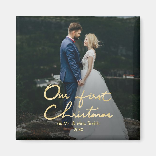 Íman Nosso Primeiro Natal como Sr. & Sra. | Keepsasaame (Frente)