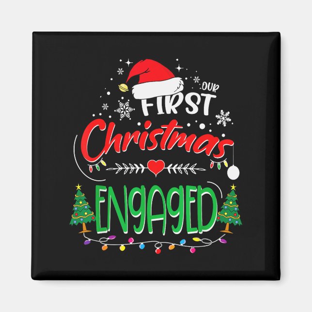 Íman Nosso Primeiro Natal Engajado 2021 1º Natal  (Frente)