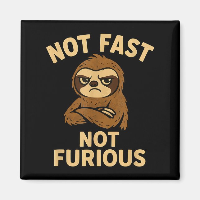 Íman Not Fast Not Furious, Funny Sltoh  (Frente)