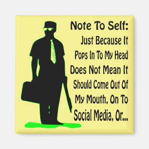 Íman Nota Para Si Só Porque Ele Pop Para Minha Cabeça #