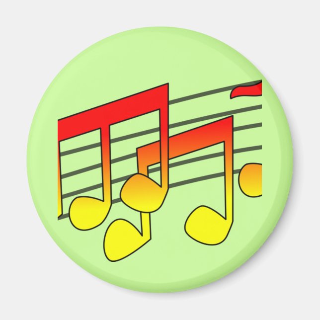 Íman Notas de Música (Frente)