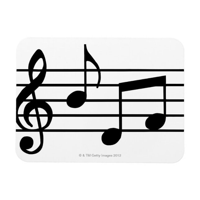 Íman Notas de Música (Horizontal)
