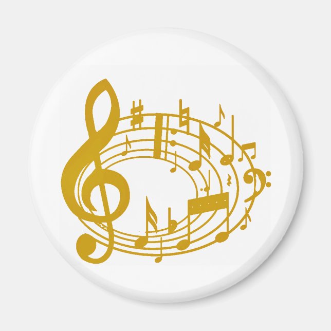 Íman Notas Douradas_ (Frente)