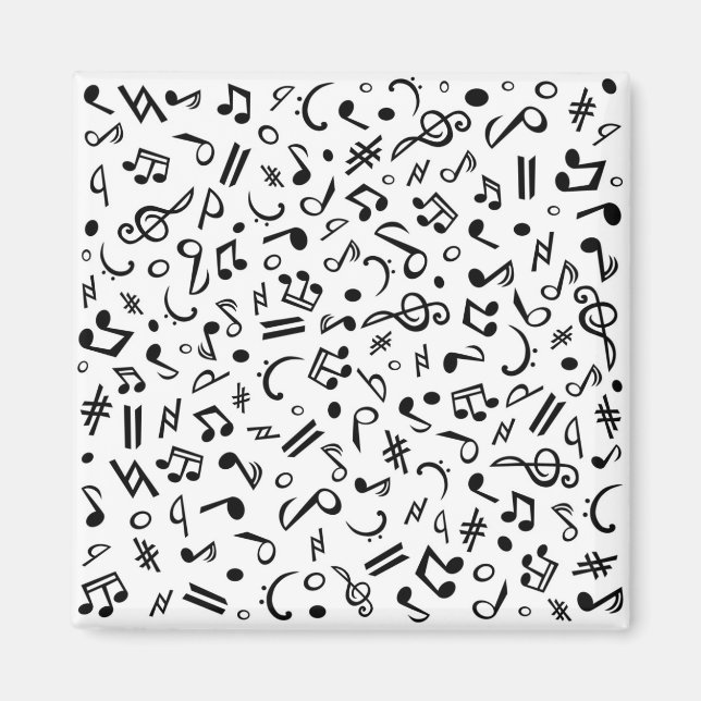 Íman notas musicais (Frente)