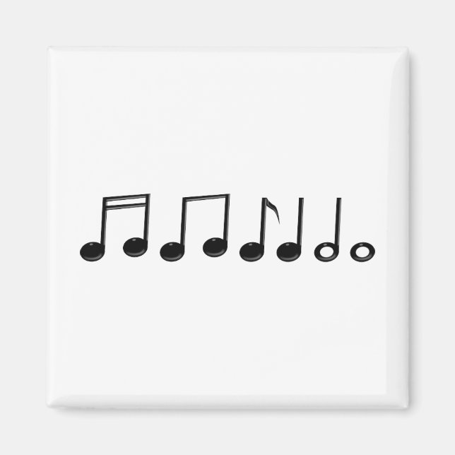 Íman Notas Musicais (Frente)