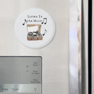 Íman Notas Musicais de Tocador de Discos