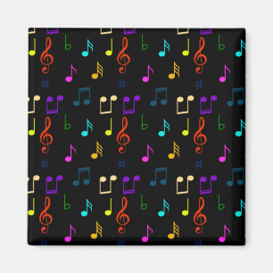 Íman Notas Musicais Presentes para Músicos Amantes de A