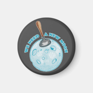 Íman Nova astronomia da lua engraçada