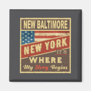 Íman Nova Baltimore Ny É Onde Minha História Começa