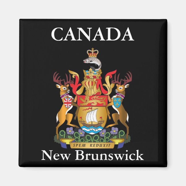 Íman Nova casaco de armas de Brunswick (Frente)