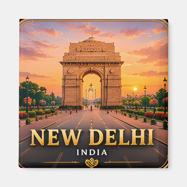 Íman Nova Deli Capital da Índia Descoberta 🕌 (Frente)