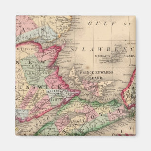 Íman Nova Escócia, New Brunswick, Mapa de Mitchell