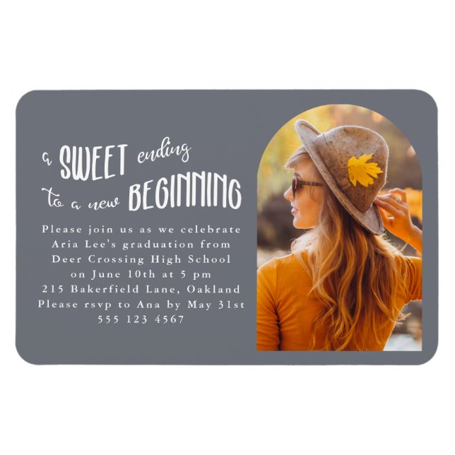 Íman Nova Festa de formatura de Fotografias de 2023 (Horizontal)