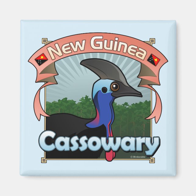Íman Nova Guiné Cassowary (Frente)