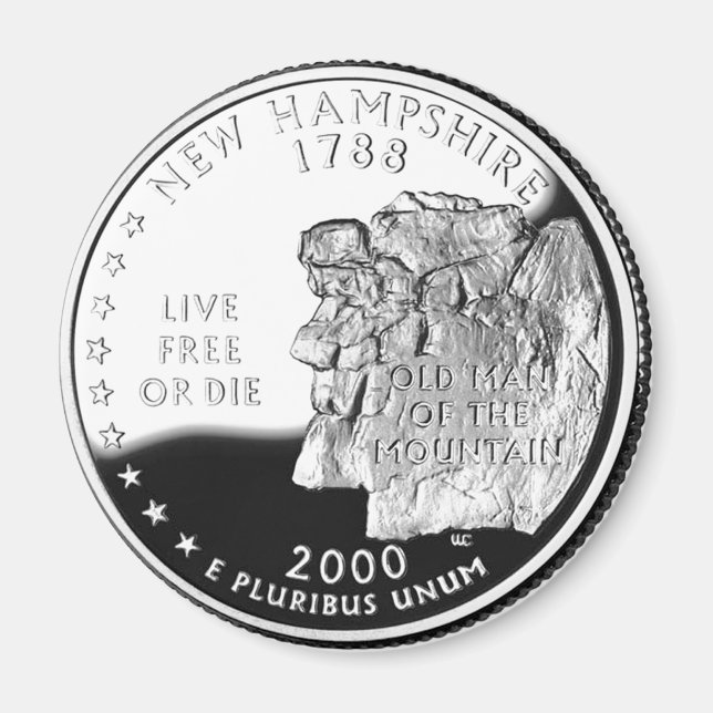 Íman Nova Hampshire (Frente)