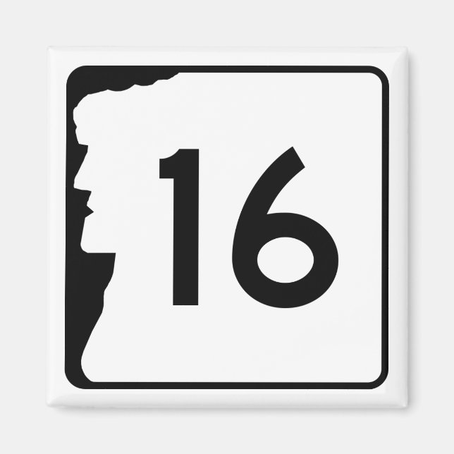 Íman Nova Hampshire Route 16 (Frente)