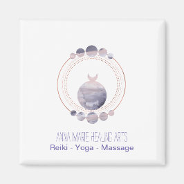 Íman Nova Idade Rosa da Geometria Sagrada Dourada