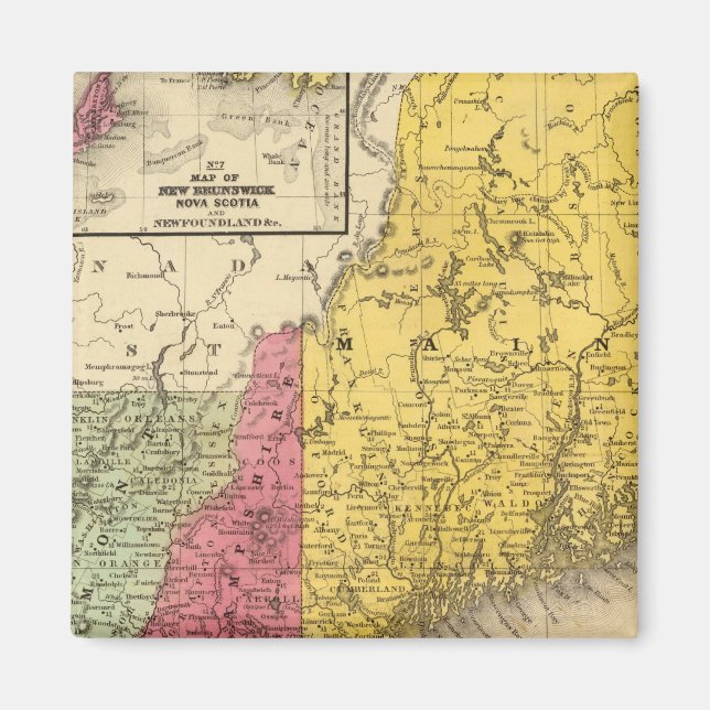 Íman Nova Inglaterra 3 (Frente)