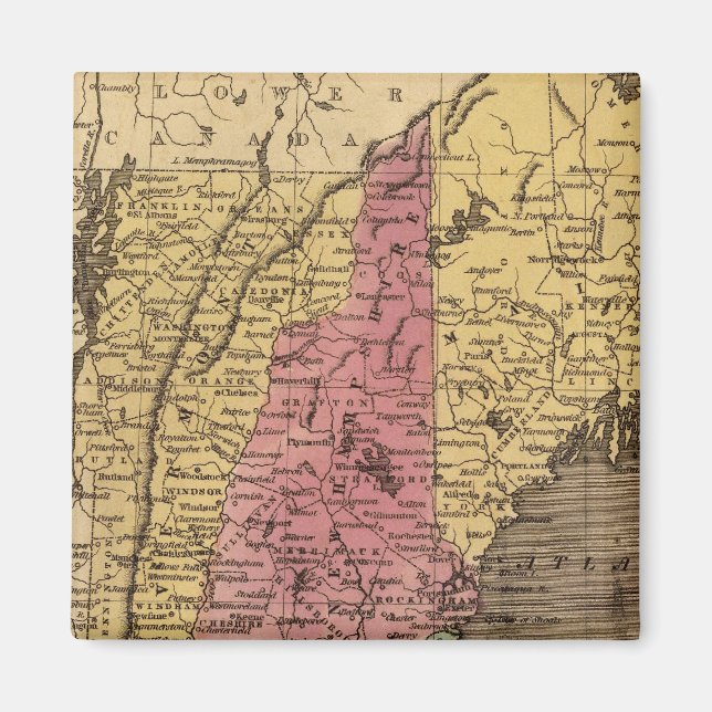 Íman Nova Inglaterra 4 (Frente)