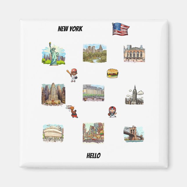 Íman Nova Iorque (Frente)