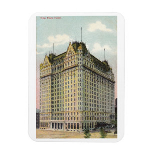 Íman Nova Iorque, New Plaza Hotel, c1910 Vintage
