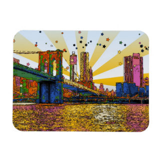 Íman Nova Iorque psicodélico: Ponte Brooklyn, WTC nº 1