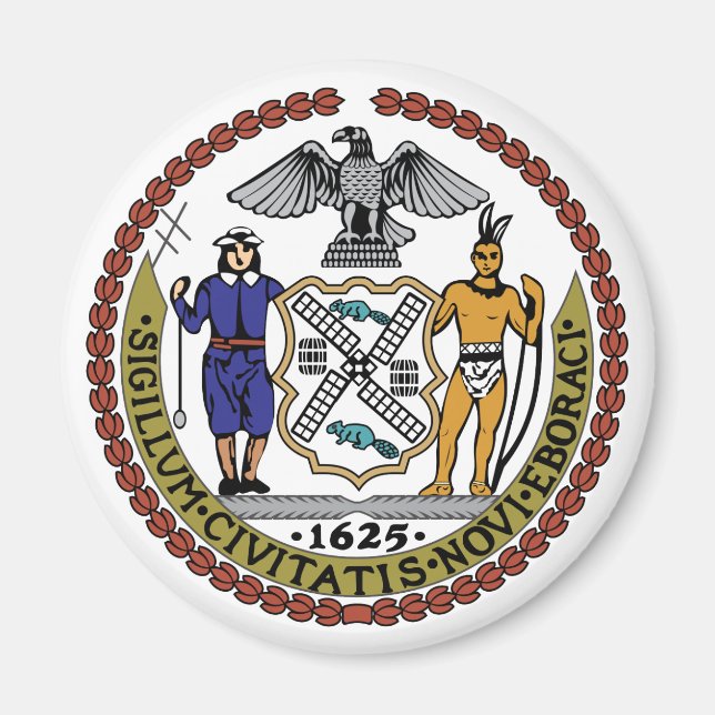 Íman Nova Iorque Seal (Frente)