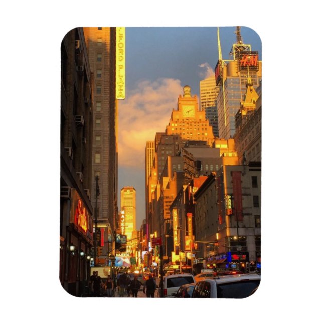 Íman Nova Iorque Sunset Midtown Theater District NYC (Vertical)