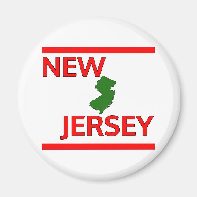 Íman Nova Jersey com estrutura estatal (Frente)