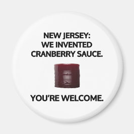Íman Nova Jersey: Inventamos molho de amora.