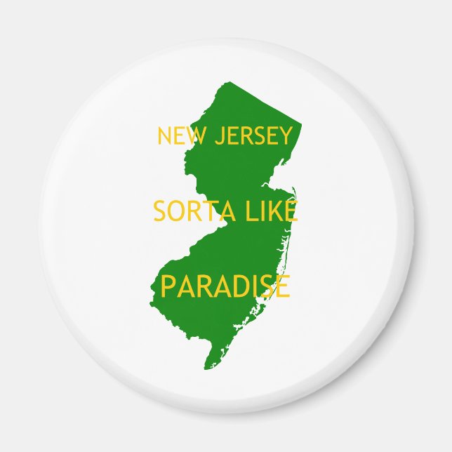 Íman Nova Jersey: Sorta Como Paraíso. (Frente)