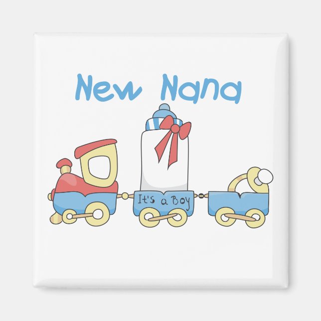 Íman Nova Nana - Camisetas de trem e presentes (Frente)