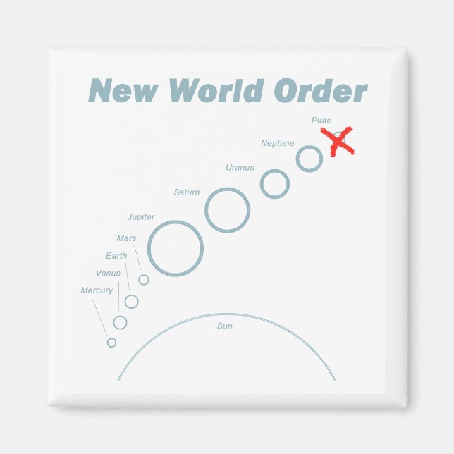 Íman Nova Ordem Mundial (Frente)