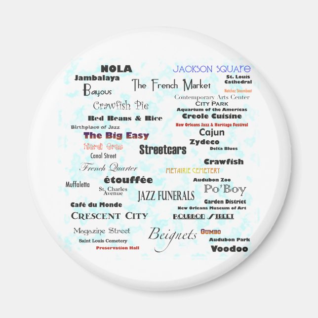 Íman Nova Orleans (Frente)